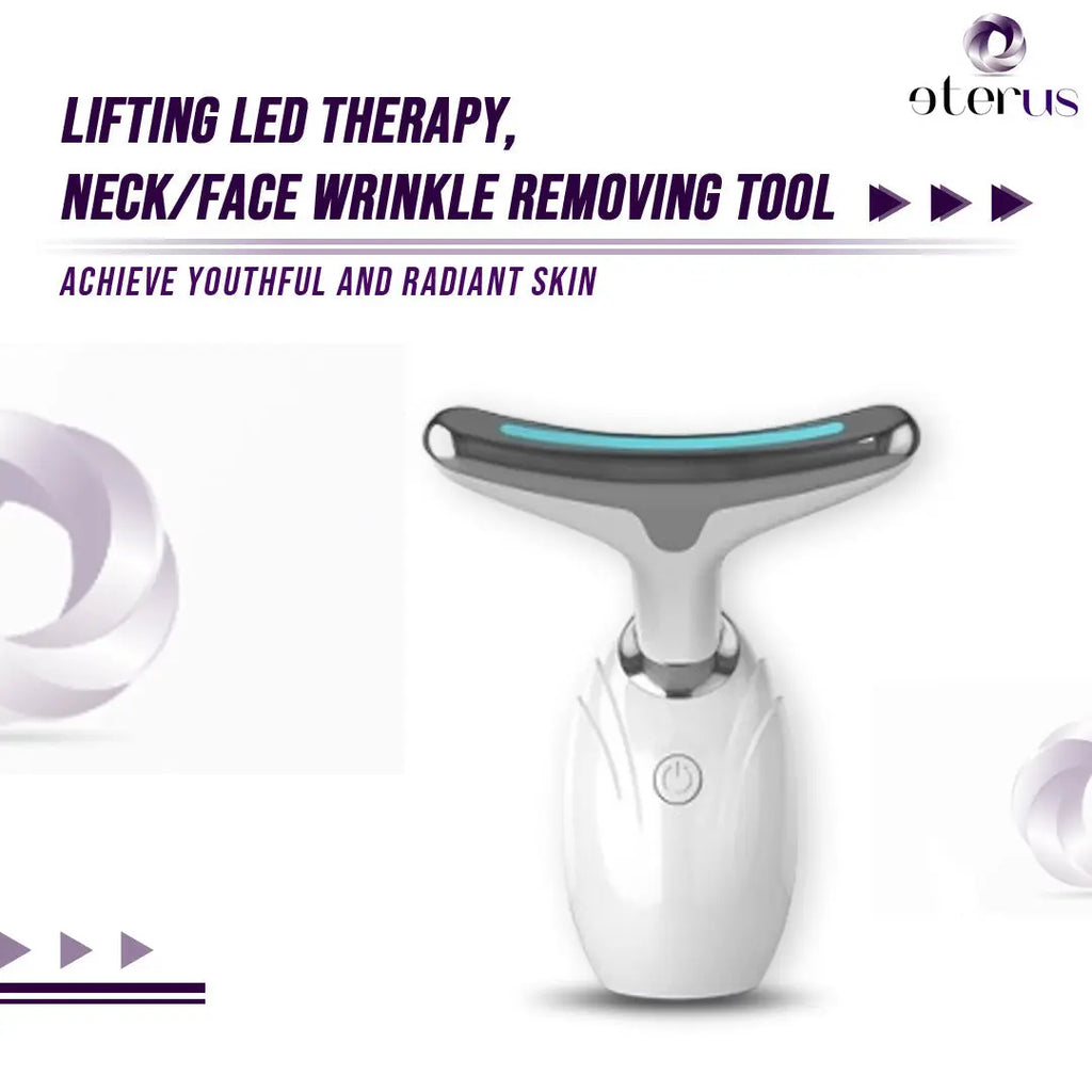 Neck & Face Lifting LED Therapy Device Pink Tartarus