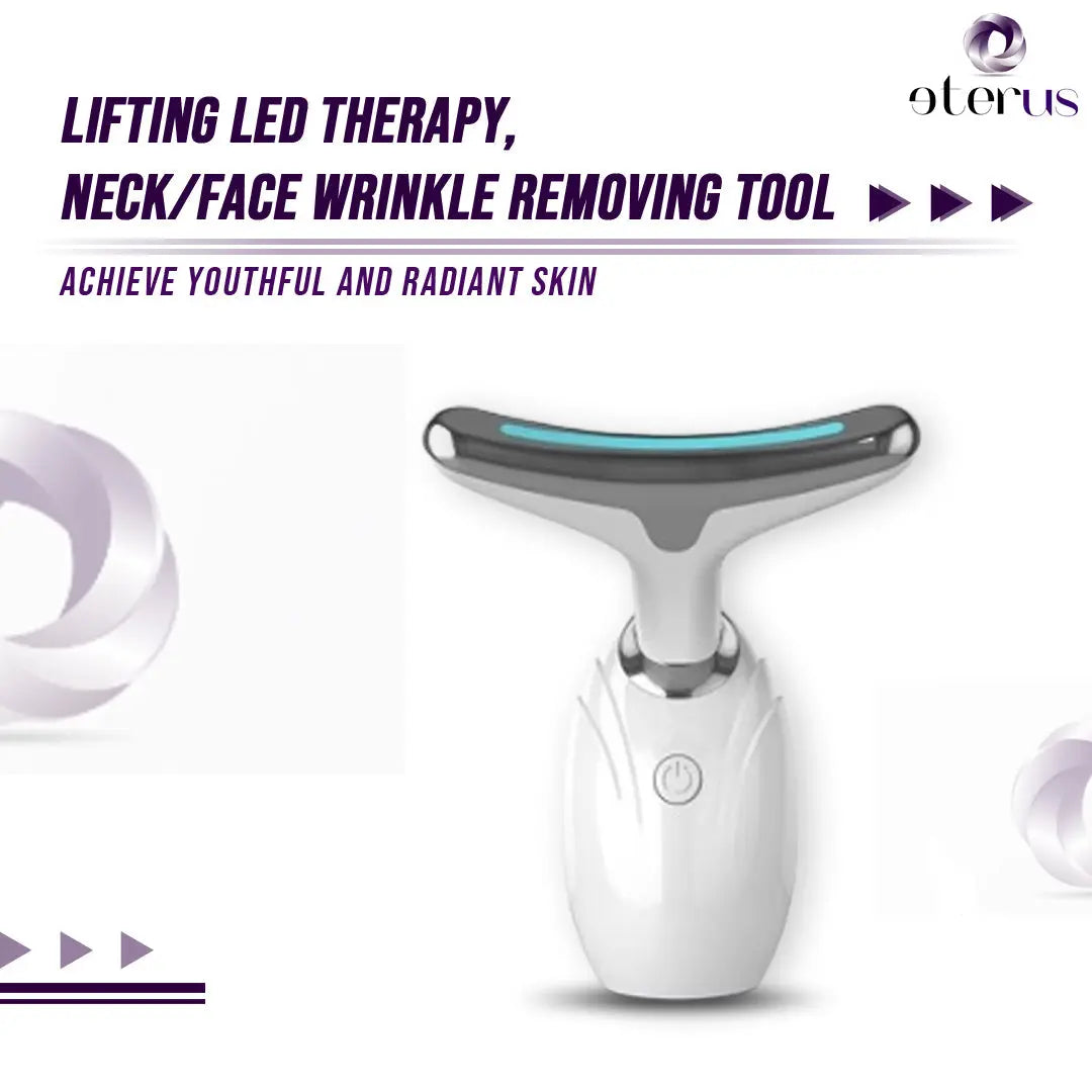 Neck & Face Lifting LED Therapy Device Pink Tartarus