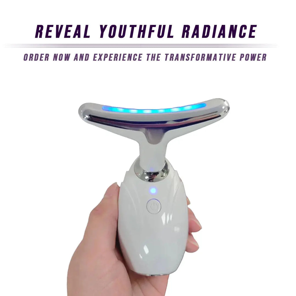 Neck & Face Lifting LED Therapy Device Pink Tartarus
